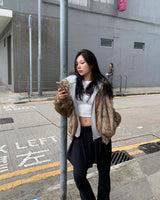 Layered flare skirt pants