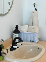 Ribbon Stripe Tisue Basket