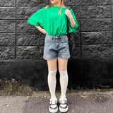 KIRSH X TOKYO HAND LOGO T-SHIRT - GREEN 