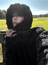 24FW New Cable Wool Hood