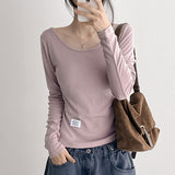 Span* Beat Patch Slim Long Sleeve T-shirt (5 colors)