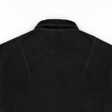 Oversized Polo Sweatshirt - Black