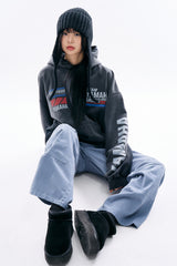 Team racing heavy pigment hoodie