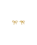 [925 silver] Deux.silver.186 / ruban earring (gold)