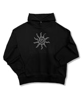 Crystal Sun Hotfix Hoodie_Black