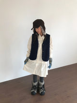 ジグリーボアフリースベスト (3color)