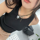 Matt Star Buckle Necklace