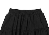 Shiro Lace Tiered Banding Midi Skirt