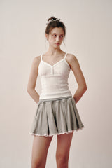 Lace Cap Sleeveless (Cream)