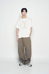 25SS SOLO RABBIT ALIEN SHORT SLEEVE T-SHIRT CREAM
