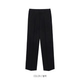 Daily banding wide slacks (4 colors)
