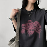 RONER Oversized-fit Short Sleeve T-shirt