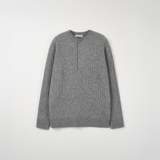 Stoic Henley-Neck Wool Knit (4 Colors)