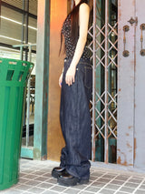 dot halter sleeveless