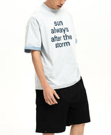 Sawyer Contrast Lettering Tee