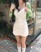 Knit crop cardigan