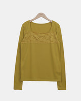 Ea Lace Long Sleeve T-Shirt