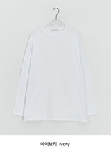 [unisex] ナピュスリットオーバープレーンロングスリーブT