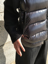 Chroma High Neck Knit Padding 2C