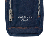 25SS ESSENTIAL DENIM MINI CROSS BAG DARK BLUE