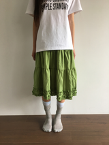 Root frill tiered skirt (3color)