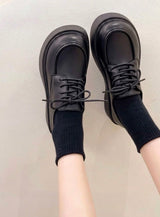 CITY GRIL PLATFORM LOAFER (BLACK)