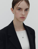 26SS★ Ice Cushion Silver Necklace