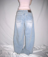 blush lace denim pt