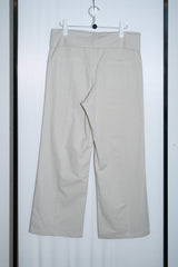 フォールデッド ストリング パンツ (Light Gray)