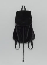 Soft Fur Backpack_Black