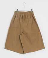 [unisex] Chibi Double Knee Wide Cotton Banding Pants