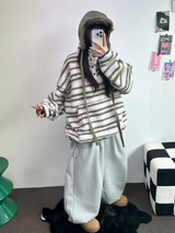 スウェットバルーンバックポイントロングパンツ🤎🖤🩶3COLOR