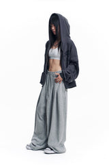 Super Mega Balloon Two-Tuck Sweatpants - Grey