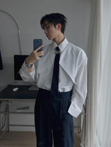 3 TAP T Bar Buckle Dress Shirt (2color)