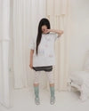 ティーカップクロシェットTシャツ/ メランジ