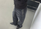 STUD BLACK DENIM