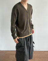 Wear Layered V-neck Cardigan