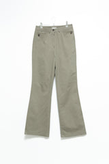 autumn button pocket bootcut pants(2colors)