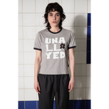 ロゴ リンガー Tシャツ / GREY