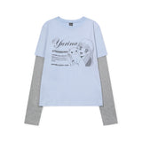 YURINA pfp Layered LS-T [Blue]