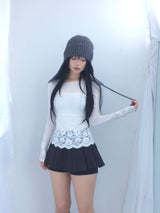 Pleated Layer Skirt Pants