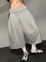 Two Track Side Pocket Military Elastic Bermuda Shorts 2color