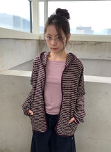 レシュボーダーフリースジップアップジャンパー