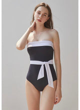 Belted Swimsuit Black