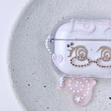 【MADE】 Megane Girl AirPods Case – Brown (★Keyring & Sticker Set)