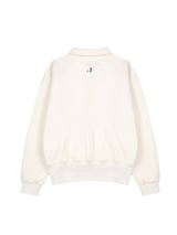 26ss ハーフジップアップロゴエンブロイダリーニットスウェットシャツ 2color
