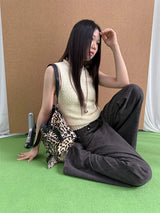 Straight Leg Loose-Fit Wide Pants