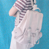 Ding Ding Backpack_stripe ivory