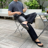 Labo Wide Brush Denim Pants (2color)