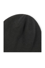 LABEL BEANIE (CHARCOAL)